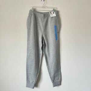 Champion Men's Large Jogger Sweatpants Heather Gray Fleece Pants New